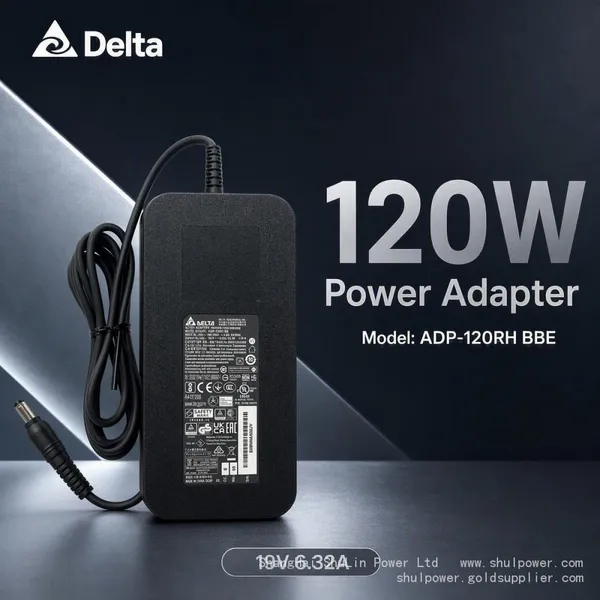 Delta Original 120W Power Adapter ADP-120RH BBE 19V 6.32A 5.5×2.5mm for All-in-One PC NAS Laptop