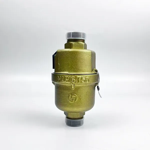 0.1MPa-1.6MPa Medidor de agua fría volumétrico sellado por líquido en cuerpo de latón para proyectos OEM