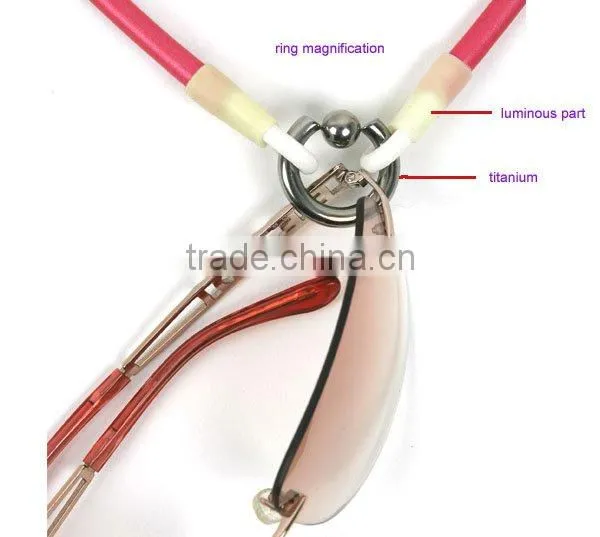 Titanium Glasses Necklace