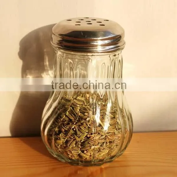 Glass Kitchen Spice Jar Twill Barbecue Sauce Jar Restaurant Shaker Salt and Pepper Shaker photo-4