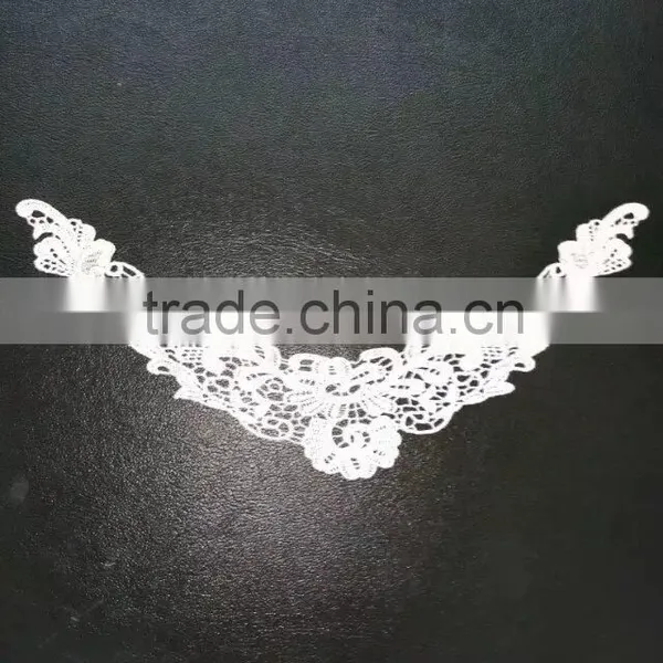 Chemical Embroidery Lace Collar Lace Brooch for Wholesale photo-2
