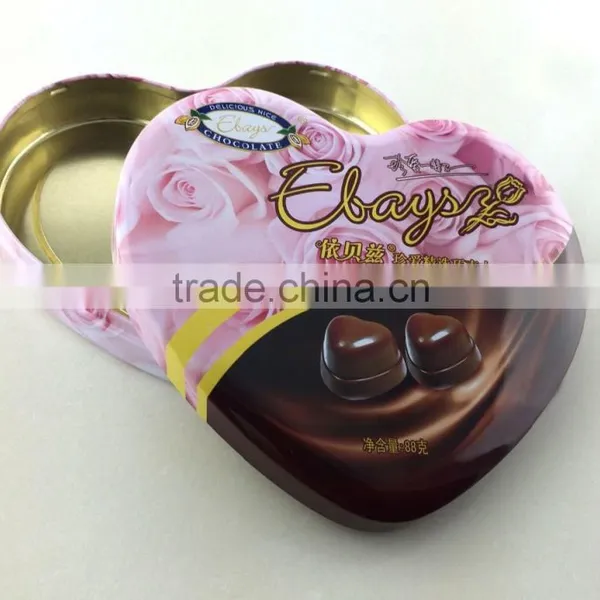 Dongguan Wedding Chocolate Tin Box,delicate Heart Shape Tin Box photo-3