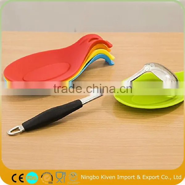 Colorful Silicone Spoon Holder Silicone Spoon Rest photo-4