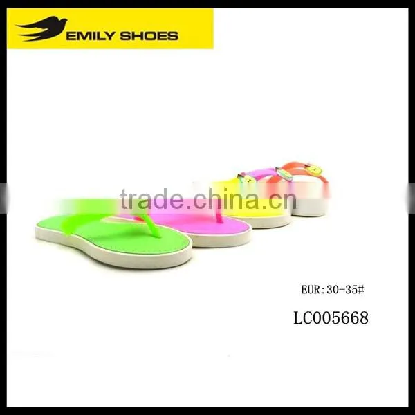 Girls Cute Colorful Summer Slippers