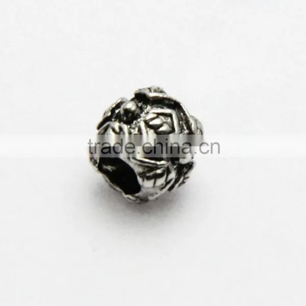 DIY Drum Shape Large Hole Metal Beads, Lead Free Nickle Free Necklace and Bracelet Zinc Alloy Beads Accessories photo-4