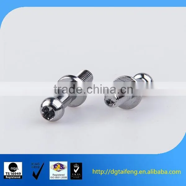 Nickel Plated Custom Stainless Steel Ball Head Screw photo-3