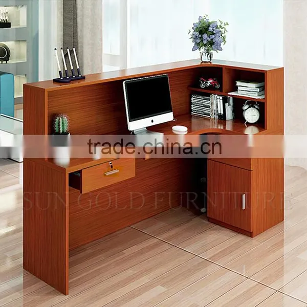 Modern Fashion Beauty Salon White Reception Desk Office Counter Table Design (SZ-RTB025-1) photo-2