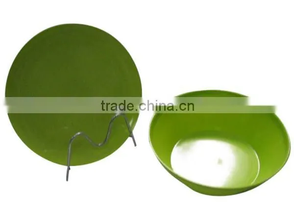 Green Melamine Table Ware Plate With High Quality and Cheap Price