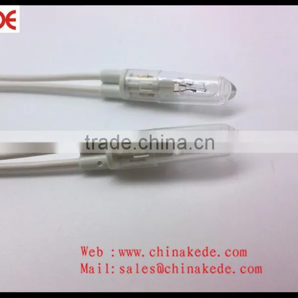 12V ac Indiicator Lamp Low Voltage Clear Color White Lamp With Small Wine