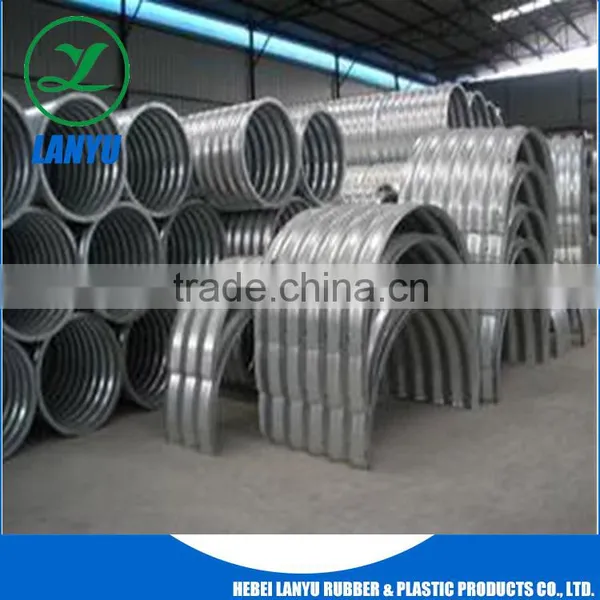 Corrugated Galvanized Steel Pipe,flange Type Nestable Corrugated Pipe Culvert