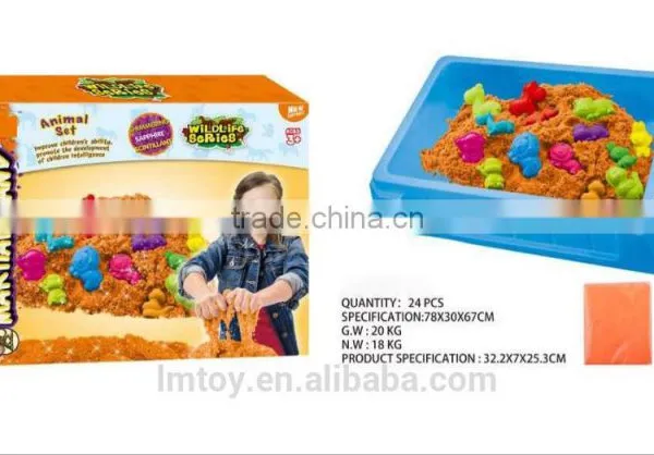 Never Dry Martion Sand in Motion ,cookies Cake Motion Sand With 7 Sand Mold photo-6
