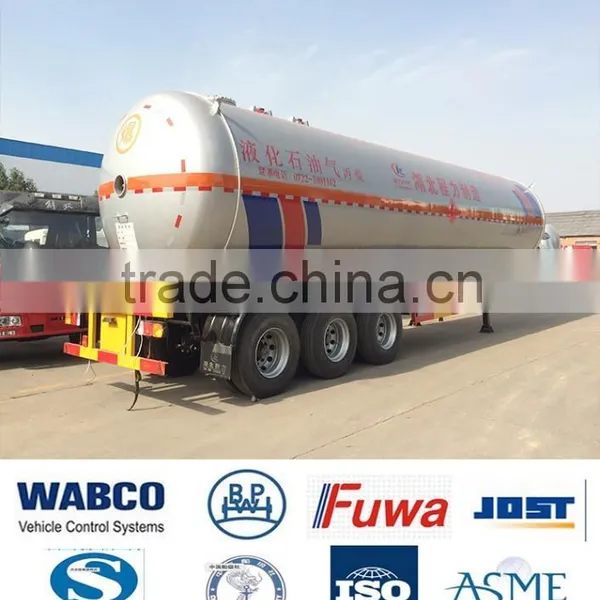 LPG Tank Trailer 40000 Liters, 40000 Liters ASME LPG Gas Truck Trailer, ASME LPG Truck Trailer photo-3