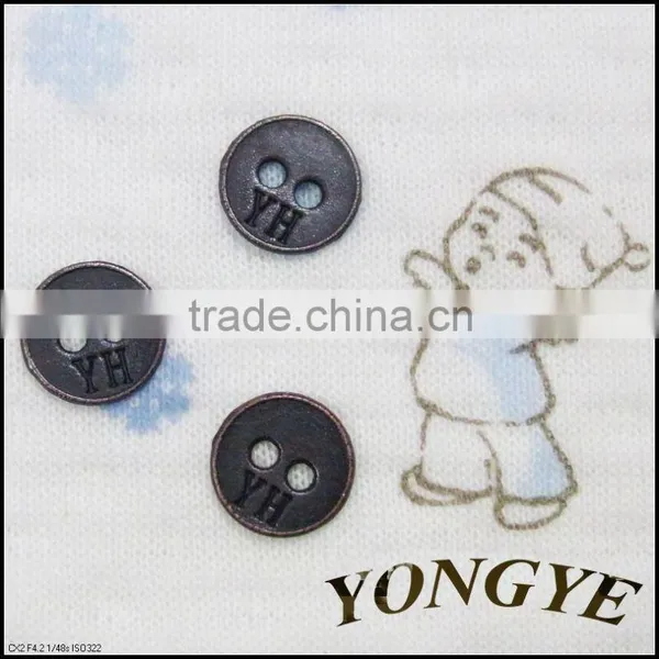 Two Holes Alloy Button