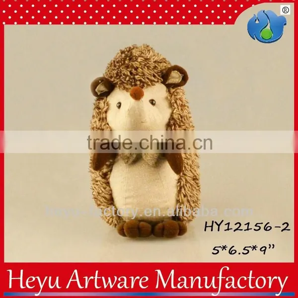 Animated Christmas Plush Hedgehog Ornament