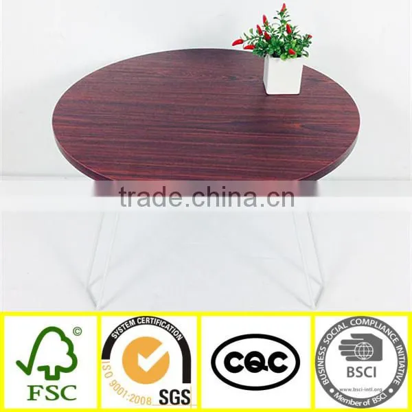 PVC Wood Grain Covered Home Furniture Folding Coffee Table