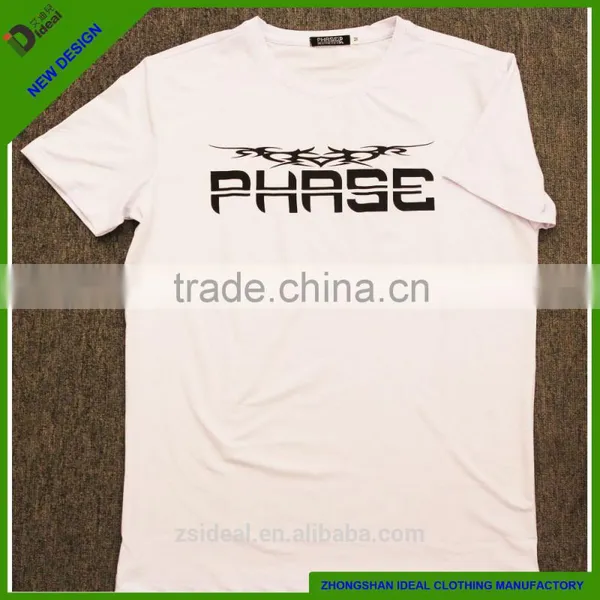 Men's Short Sleeve 100% Cotton 140gsm Promotional Custom T-shirt
