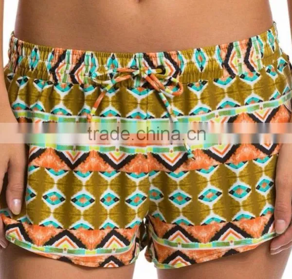 Golden Work Women Board Shorts