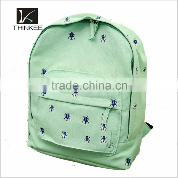 Colorful Backpack Canvas Clear Backpack School Backpack photo-4