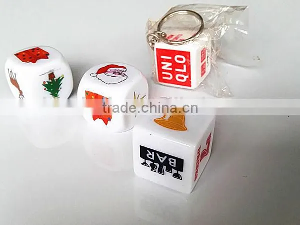 2.5CM Plastic Custom Printing Dice photo-2