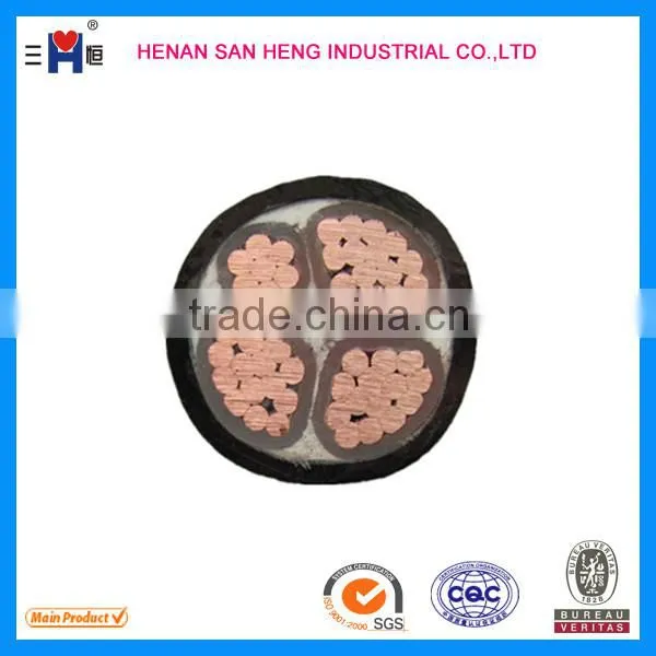 Aluminum / Copper Conductor XLPE Insulated Steel Wire Armoured PVC Sheathed Power Cable photo-3