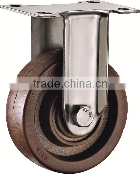 Stainless Steel Hollow Rivet Fork Medium Duty Casters photo-4