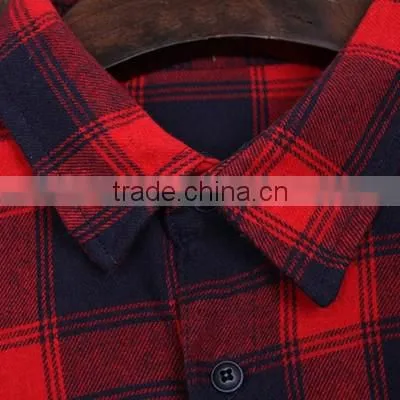 OEM 2015 New Product From China Factory,high Quality Women Fashion Plaid Shirt photo-5