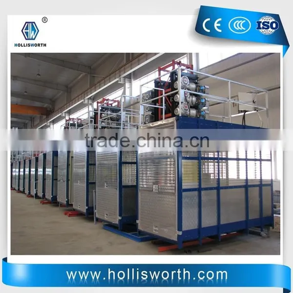 SC100/150/200 Single/Double Cage Construction Electric Building Hoist photo-3