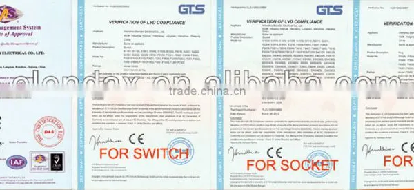 6-way 2 Pin EU Standard Ground Switch Extension Socket photo-4