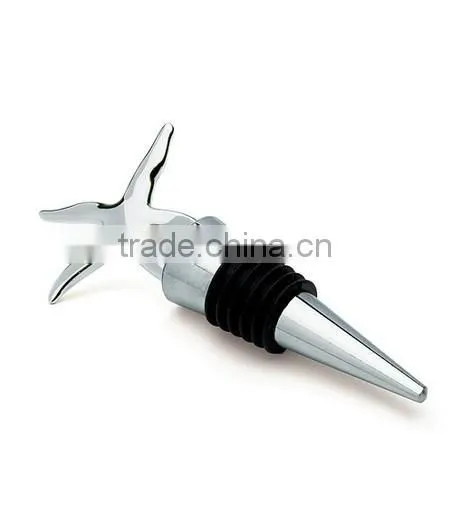 Wine Accessories 100% Food Grade Silicone Metal Wine Stopper Quality Choice photo-4