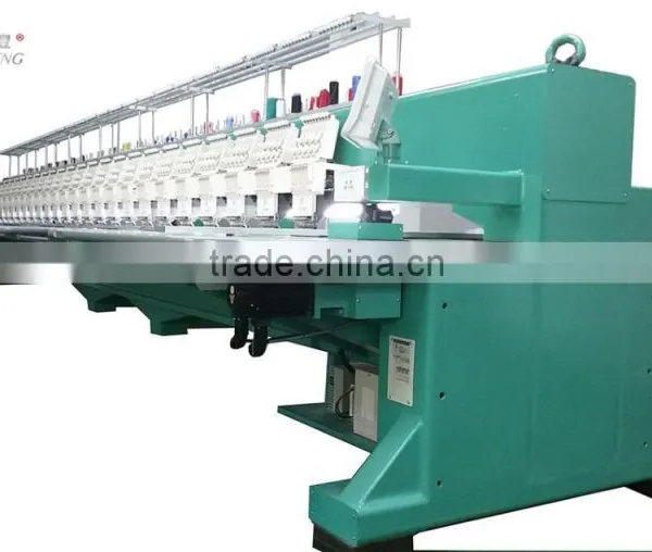 18 Heads High Speed 1200RPM Commercical Flatbed Embroidery Machine photo-3