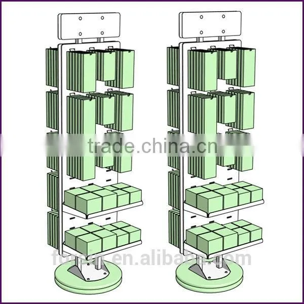 Acrylic Rotating Bag Floor Display Stand photo-2
