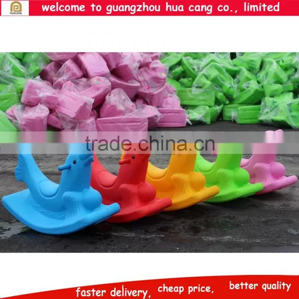 Cheap Price Rocking Horse Kindergarten Platic Toy Horse, Plastic Spring Rocking Horse photo-5