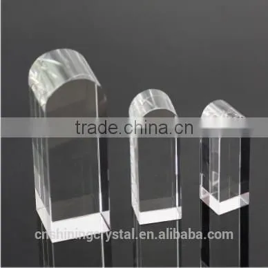 New Cuboid Blank Trophy Crystal Souvenir Cubes photo-2