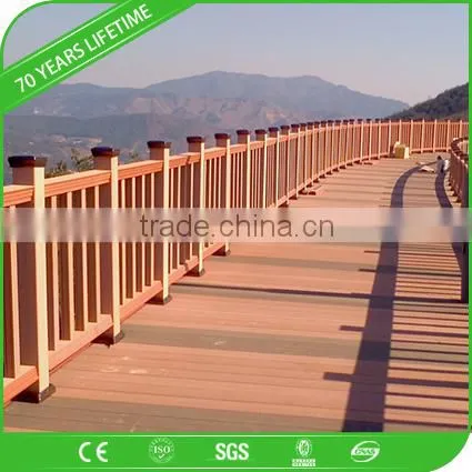WPC PVC Fence Wood Plastic Composite Fence photo-5