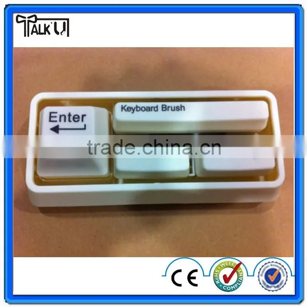 Money Saving 3 in 1 Multifuntional Keyboard Office Stationery, Useful Brush Stapler Paper Punch Office Stationery photo-3