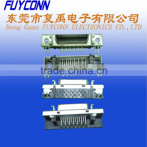 PCB Right Angle Female SCSI Connector