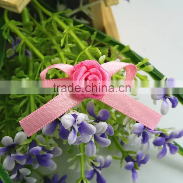 Hand Make Garment Satin Ribbon Roses photo-4
