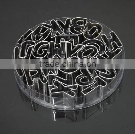 Hot Sale 35pcs Letters & Number Stainless Steel Cookie Cutters Set photo-6