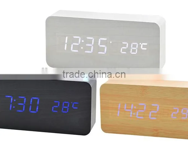 BSCI WCA Audit Factory Alarm Clock With USB S712meet CE and Rohs Quality Choice