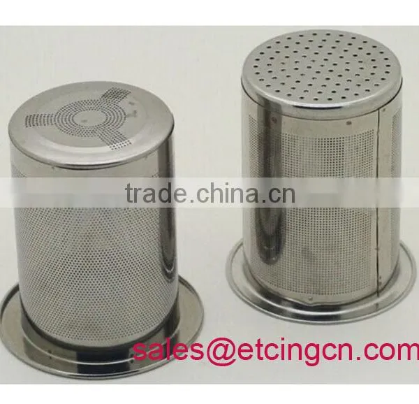 Top Quality Sleek Contemporary Design Etching Stainless Steel Infuser Basket photo-2