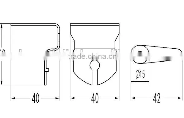 Simple Type Spring Mechanism of Mounting Bracket