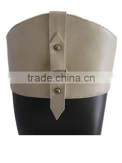 Mens Waterproof Leather Boots Winter Riding Boots HP-02 photo-2