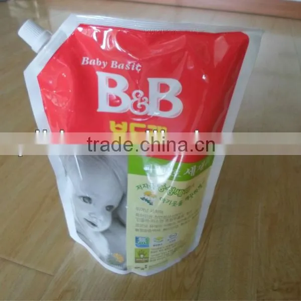 Stand up Spout Packaging Bag for Soap Liquid photo-3