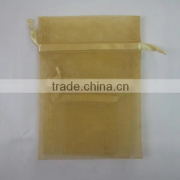 Hot Sale High Quality Silver Fabric Mesh Bag Pouch photo-2