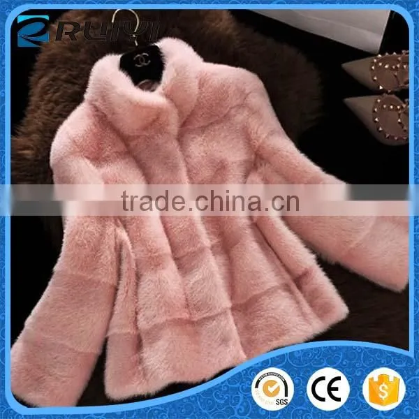 Bestal Luxury Women's Clothing Mink Fur Coat