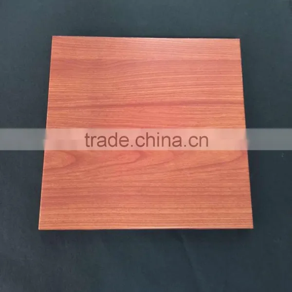 Wood Grain Aluminum Suspended Ceiling Board Home Decoration Ceiling Panel Clip In Ceiling photo-2