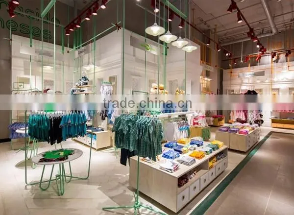 Shopping Mall Koisk Show Eco-friendly Children Clothing Stores Display photo-2