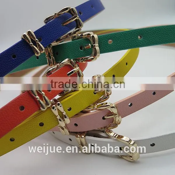Fashion Leather Belt With Tinny Bow Tie for Women photo-3
