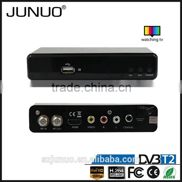 JUNUO China Factory 2016 OEM New Quality Full hd Strong Tuner Mstar 7t01 Indonesia tv Decoder Set Top Box Dvb t2 photo-5