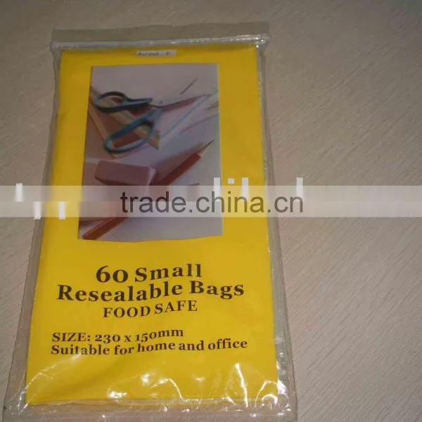 Plastic Zipper Packaging Bag